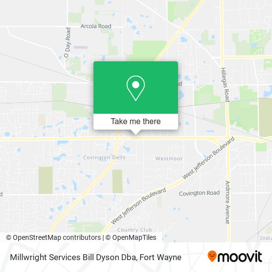 Millwright Services Bill Dyson Dba map