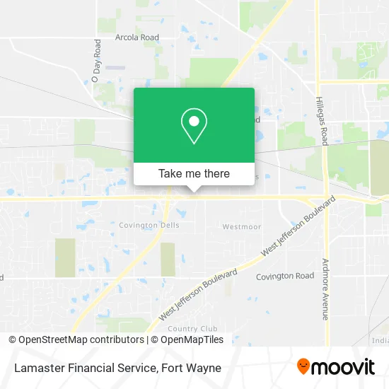Lamaster Financial Service map