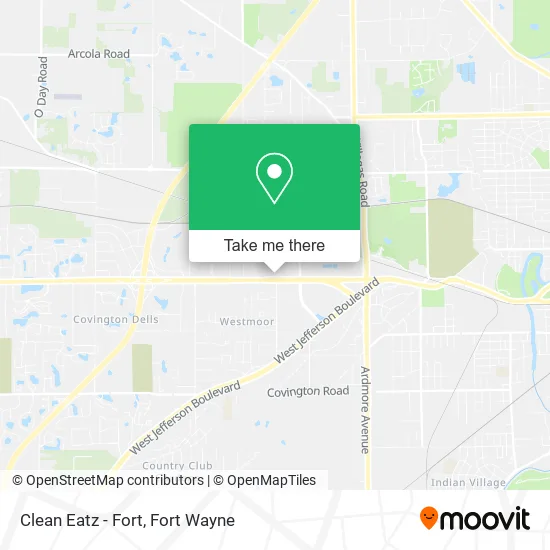 Mapa de Clean Eatz - Fort