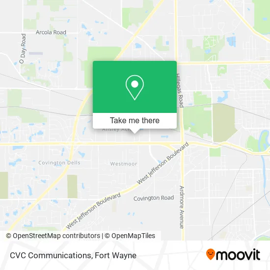 Mapa de CVC Communications