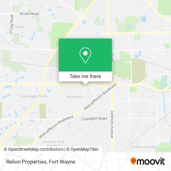 Mapa de Relion Properties