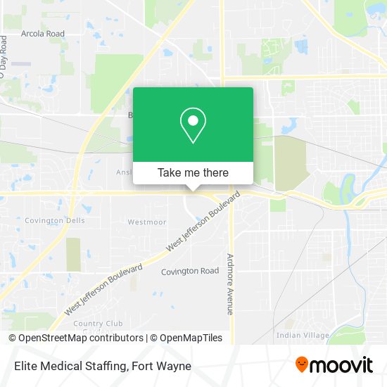 Mapa de Elite Medical Staffing