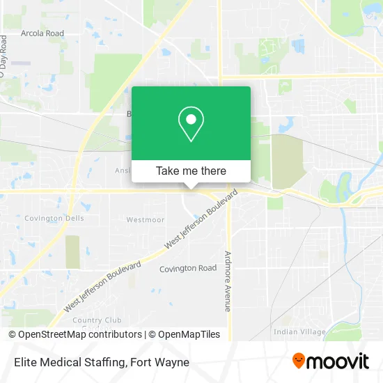 Mapa de Elite Medical Staffing