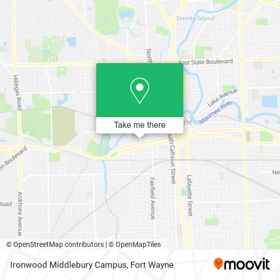 Ironwood Middlebury Campus map