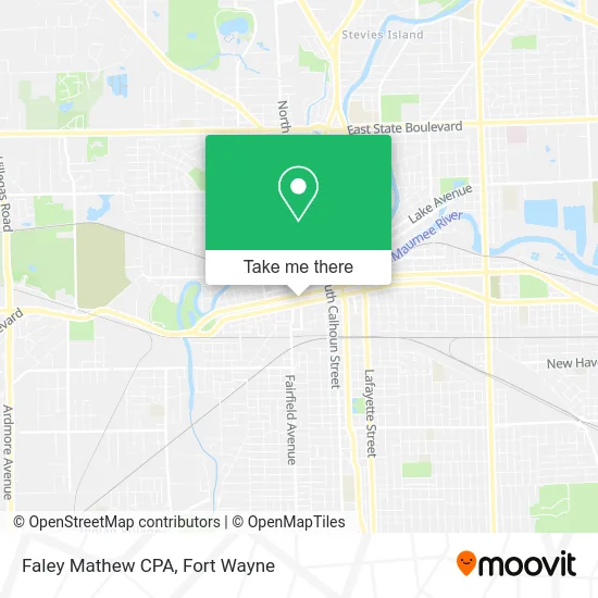 Faley Mathew CPA map