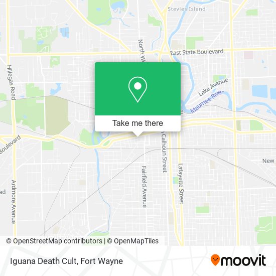 Iguana Death Cult map