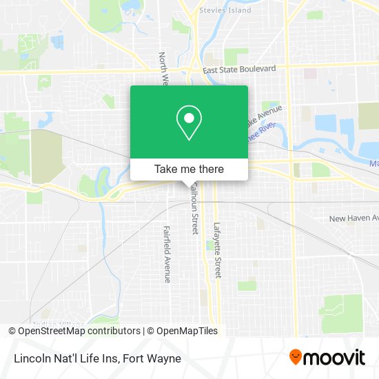 Lincoln Nat'l Life Ins map