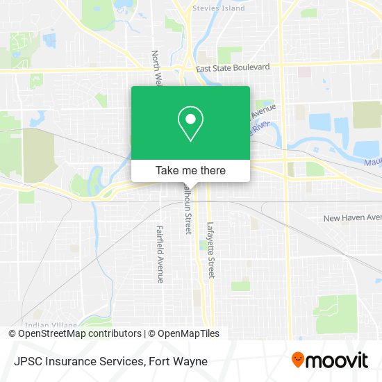 Mapa de JPSC Insurance Services
