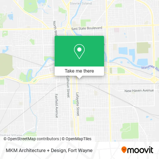 MKM Architecture + Design map