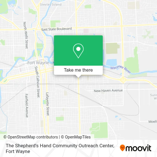 The Shepherd's Hand Community Outreach Center map