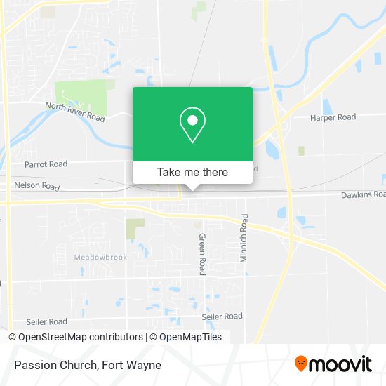 Passion Church map