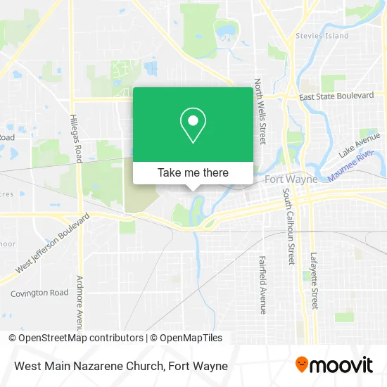 Mapa de West Main Nazarene Church
