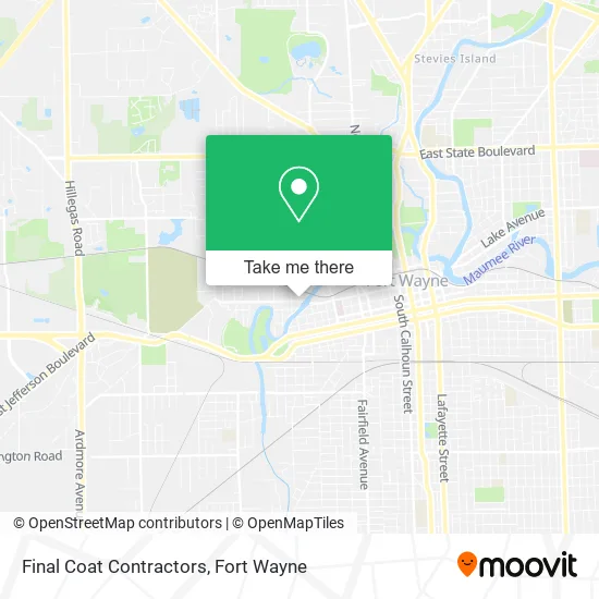 Mapa de Final Coat Contractors