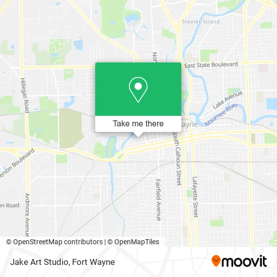 Mapa de Jake Art Studio