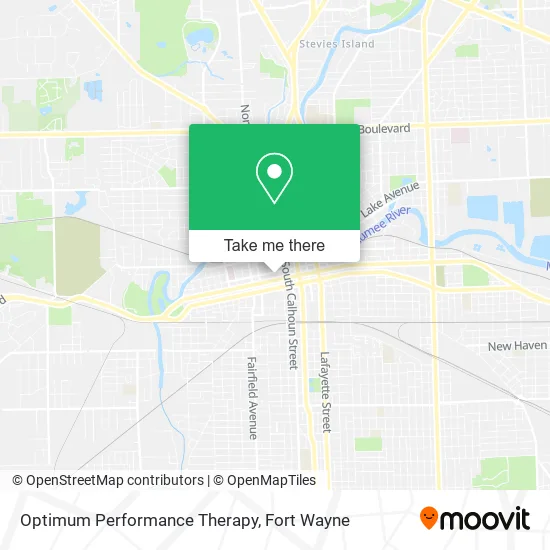 Optimum Performance Therapy map
