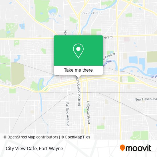 Mapa de City View Cafe
