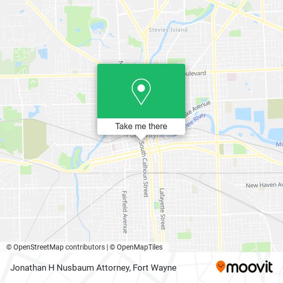 Jonathan H Nusbaum Attorney map