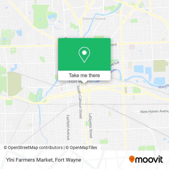Ylni Farmers Market map