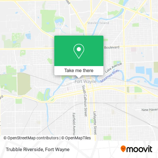 Trubble Riverside map