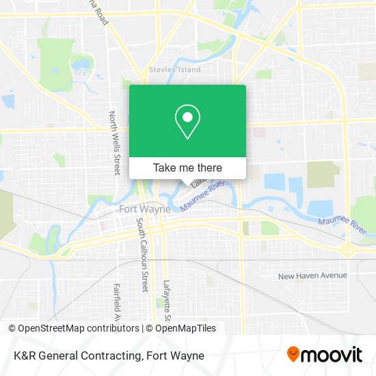 K&R General Contracting map