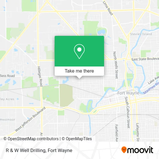R & W Well Drilling map