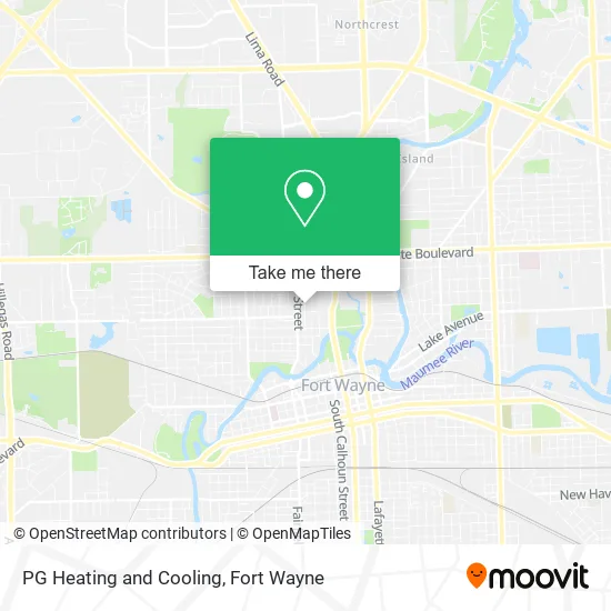 PG Heating and Cooling map