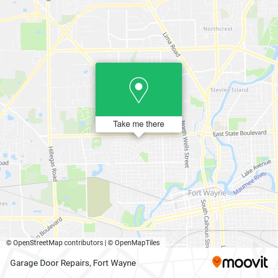 Mapa de Garage Door Repairs