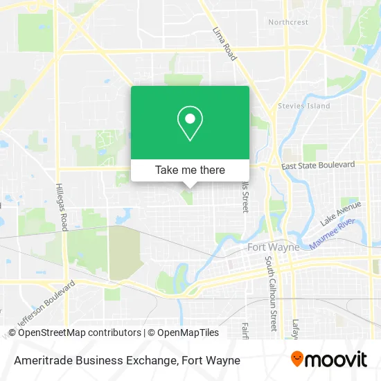 Mapa de Ameritrade Business Exchange