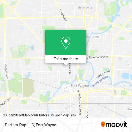 Perfect Pup LLC map