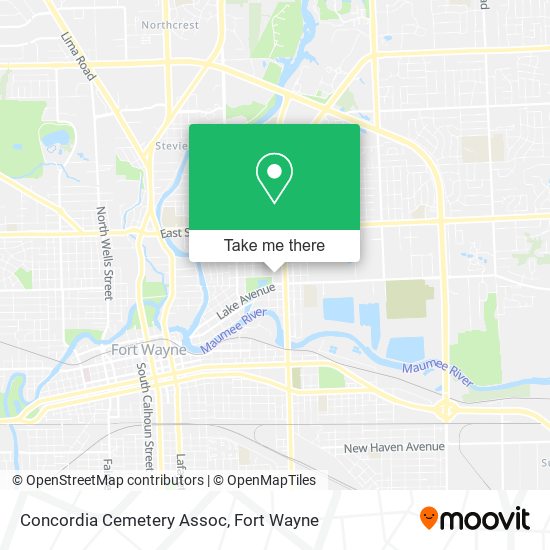 Mapa de Concordia Cemetery Assoc