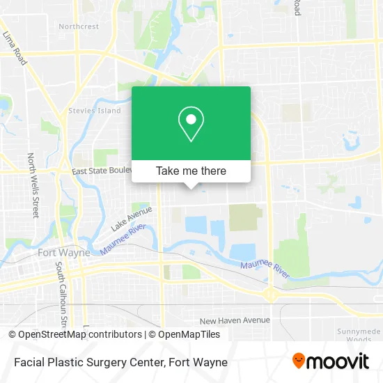 Facial Plastic Surgery Center map