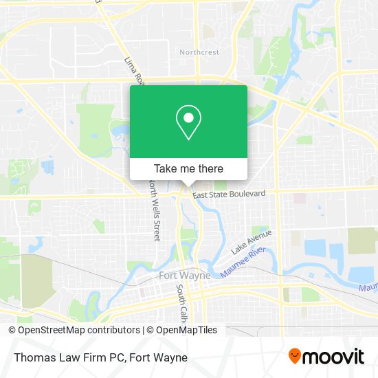 Thomas Law Firm PC map