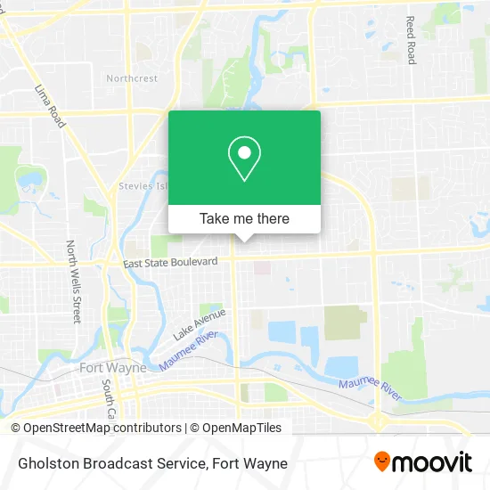Gholston Broadcast Service map