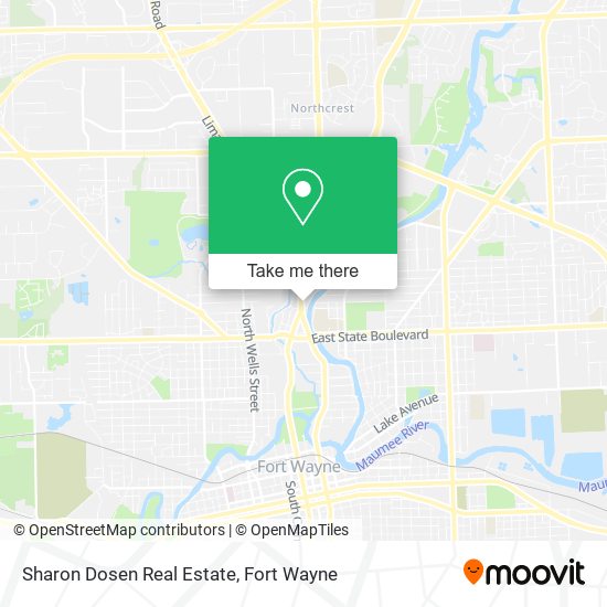 Sharon Dosen Real Estate map