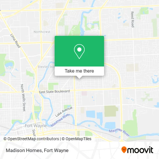 Madison Homes map