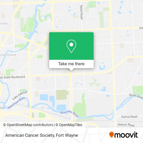 Mapa de American Cancer Society