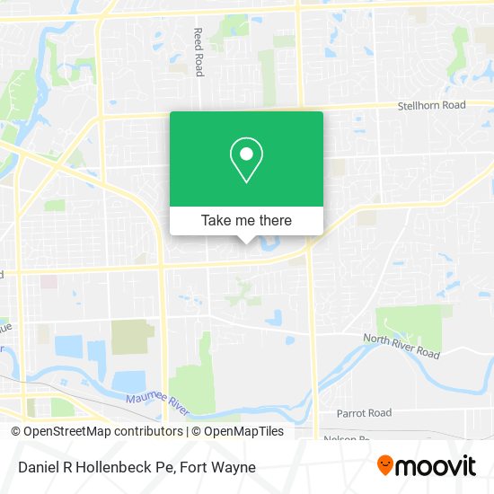Daniel R Hollenbeck Pe map