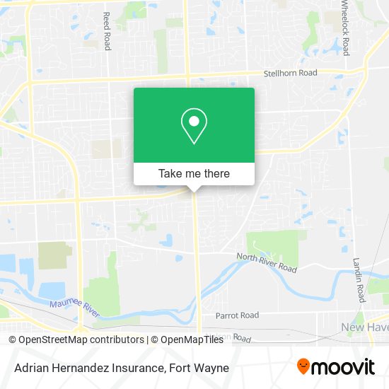 Mapa de Adrian Hernandez Insurance