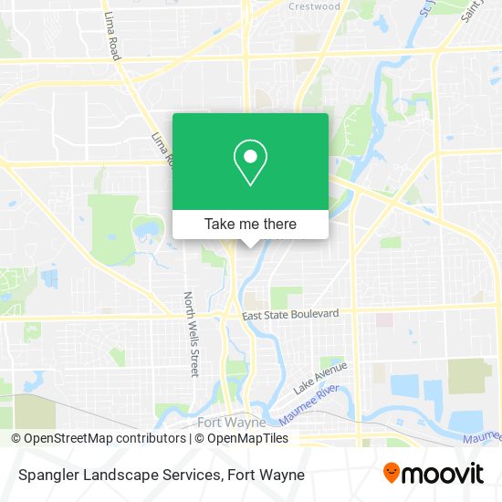 Mapa de Spangler Landscape Services