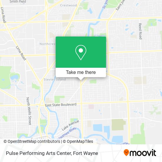 Mapa de Pulse Performing Arts Center