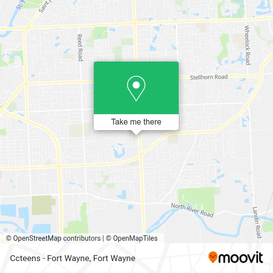 Ccteens - Fort Wayne map