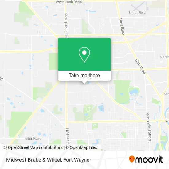 Mapa de Midwest Brake & Wheel