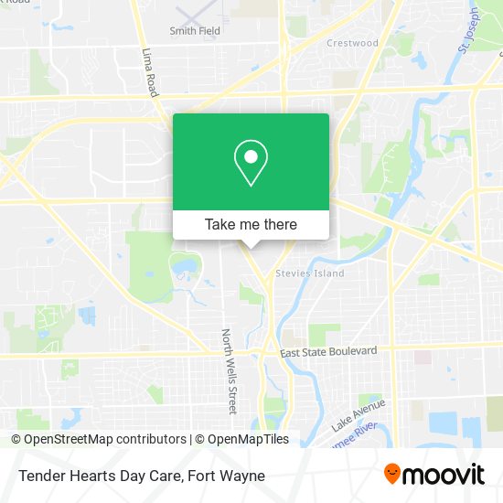 Tender Hearts Day Care map