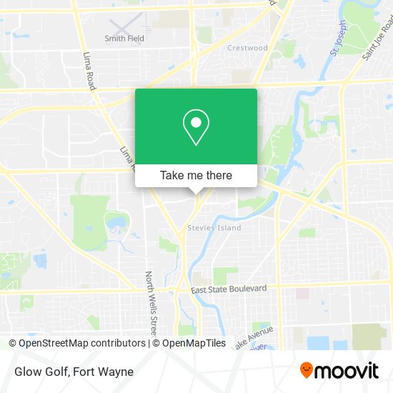 Glow Golf map