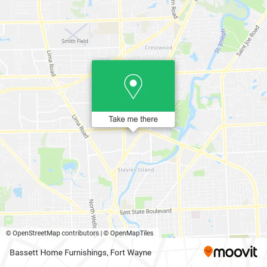 Mapa de Bassett Home Furnishings