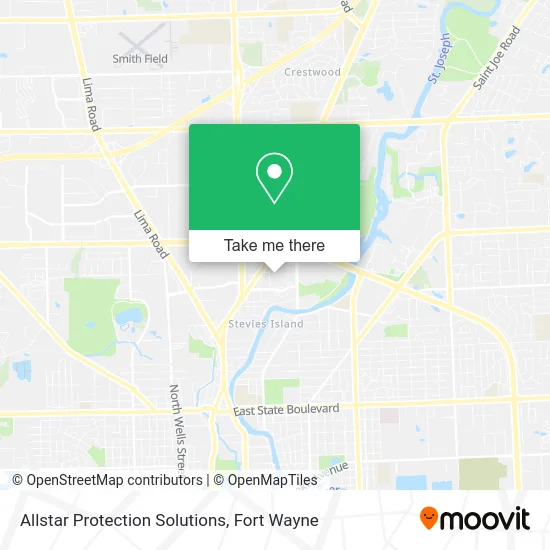 Allstar Protection Solutions map