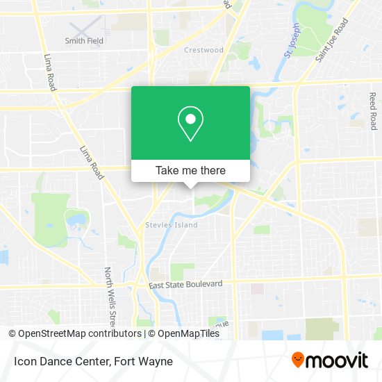 Icon Dance Center map