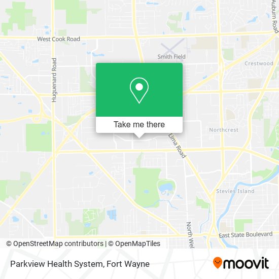 Mapa de Parkview Health System