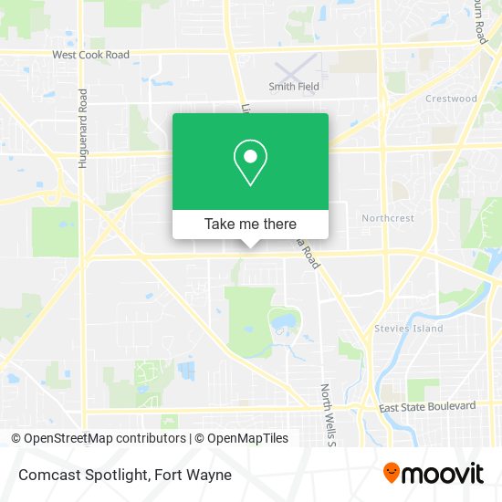 Comcast Spotlight map