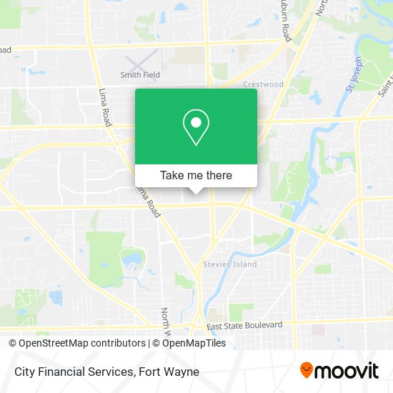 Mapa de City Financial Services